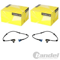 2X Triscan ABS-SENSOR Raddrehzahl Hinten Passend FüR CitroËN Saxo Peugeot 106