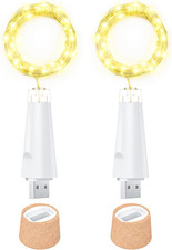 USB Bottle Lights Rechargeable Wine Bottle Fairy Lights Cork LED String Lights 2