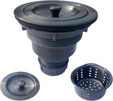 Sink Strainer Kitchen Sink Drain Assembly Kit 3-1/2 Inch with Kitchen Sink Drain