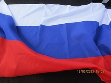Fahne ,Flagge  , Hi&szlig;fahne  RUSSLAND mit 2 &ouml;sen 90cm * 150cm , Balkonfahne .mast