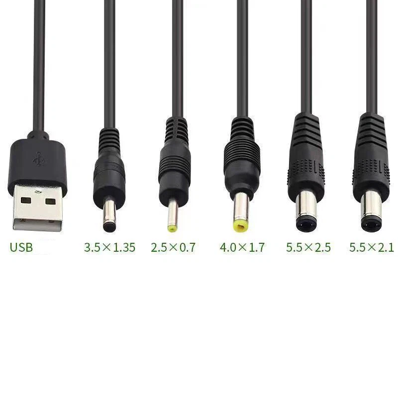 DC Power Splitter Cable USB to DC2.0 4.0 2.5 5.5 3.5 Adapter for CCTV Camera - Image 3 of 4