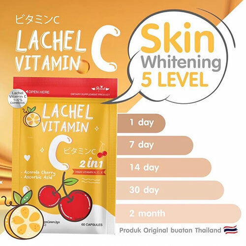 Gluta Prime Lachel Vitamin C Glutathione Mineral Rich Skin Anti Aging Supplement - Picture 4 of 16