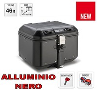 Givi Trekker Top Case Dolomiti DLM46B Monokey 46 L Aluminium Schwarz