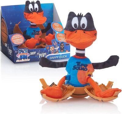 Space Jam A New Legacy: Daffy Duck Plush Drop 'n Pop Basketball Kids Interactive