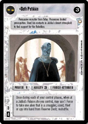 Star Wars CCG Special Edition Soth Petikkin