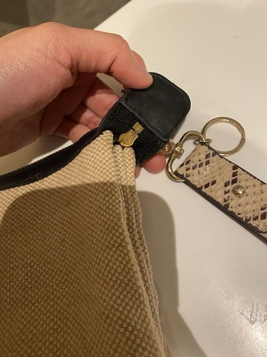 H&M Yute Playa Maquillaje/Bolsa de Viaje con Correa y Cremallera - Imagen 3 de 5