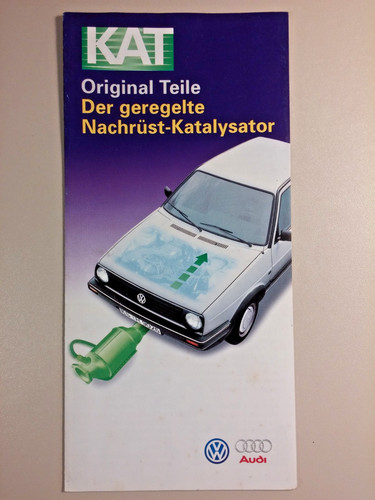 VW Audi Flyer KAT Original Teile Der geregelte Nachrüst-Katalysator, 3/1997