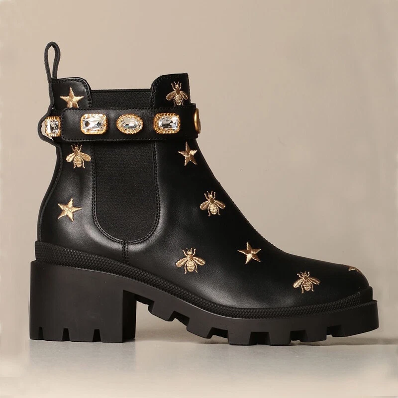 Diamond studded shop booties