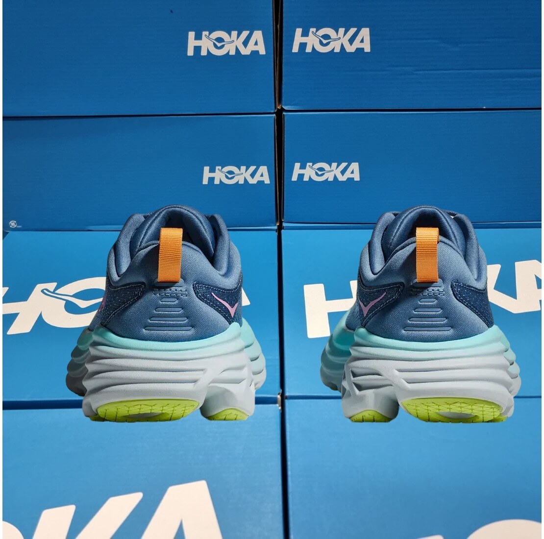 靴 HOKA ONE ONE BONDI8 WIDE HOKA Men's Bondi 8 X-Wide Running Shoes - Free Shipping