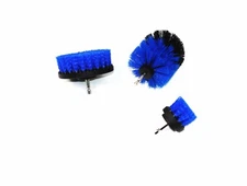 3 Piece drill brush set (BLUE) Medium Stiffness NEW from US Based seller