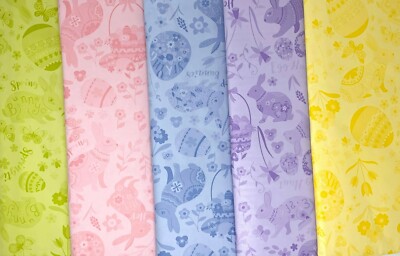 Spring Easter Flannel Backed Vinyl Tablecloths. Round, Oblong, Square