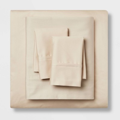 Threshold 400 Thread Count Cotton Sateen 4-Piece Sheet Set Luxurious