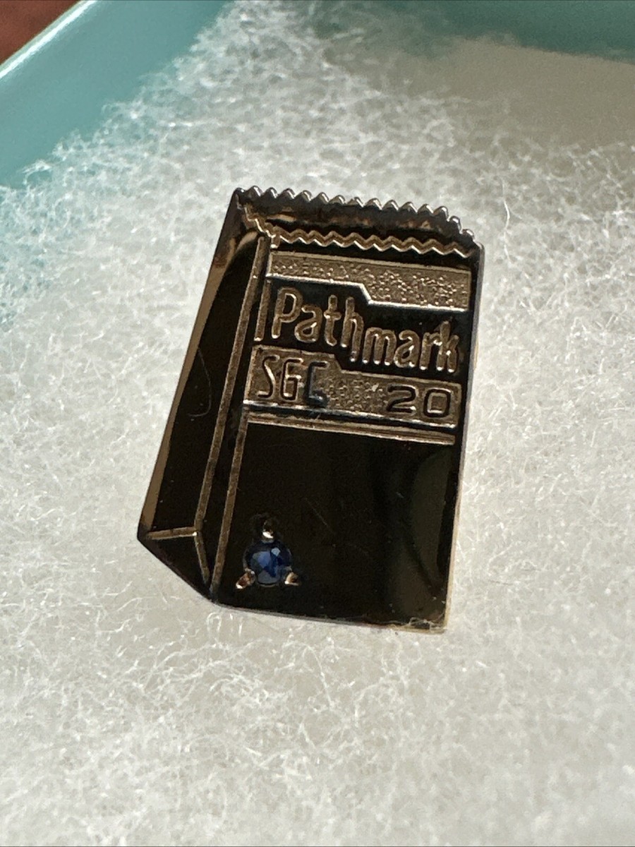 Tiffany & Co. Sterling 925 Silver Gold Plated Sapphire Pathmark