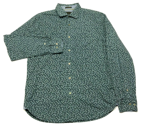 Denim \u0026 Flower Shirt (M) Mens Slim Fit 