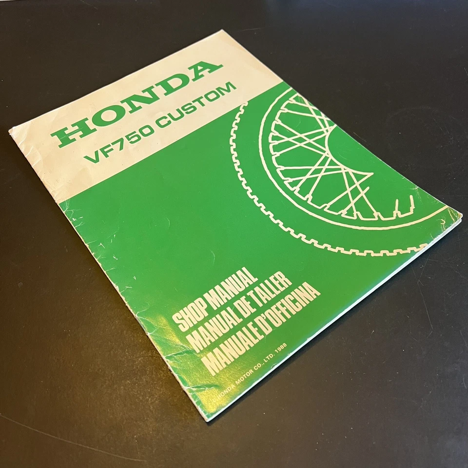 Honda VF750 CUSTOM OEM Genuine 1988 Supplement Workshop Service Shop Manual - Image 2 of 4