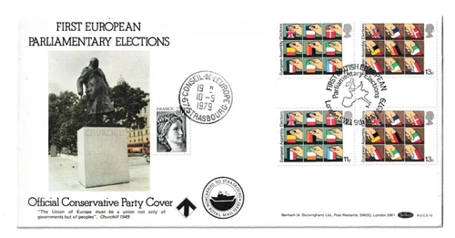 9/5/1979 UK GB FDC - European Elections - Statue of Churchill -London Special #2