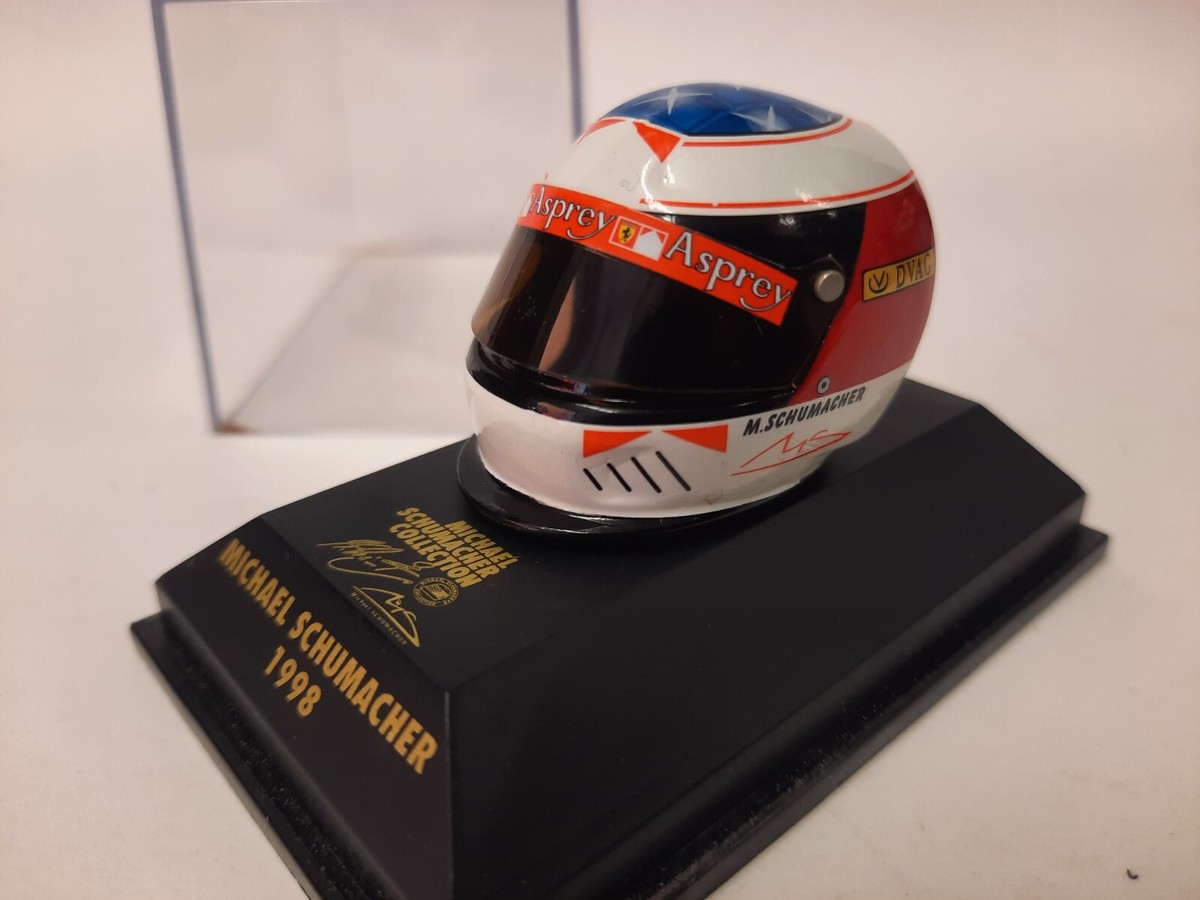 Minichamps Michael Schumacher Ferrari Helmet 1998 1/8 510386803 | eBay