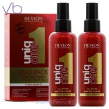 REVLON UniqOne Original Hair Treatment Duo Pack  Multi Benefit Leave-In Dual
