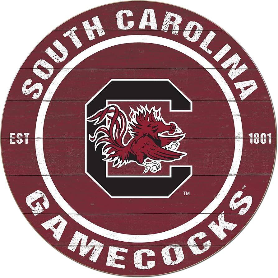 South Carolina Gamecocks NCAA Weather Resistant Vinyl Die Cut Sticker Decal 09