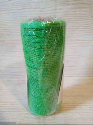 New! Deco Mesh Wide Ribbon Lime Green 6''x5 YD Wreaths Christmas Grinch Easter