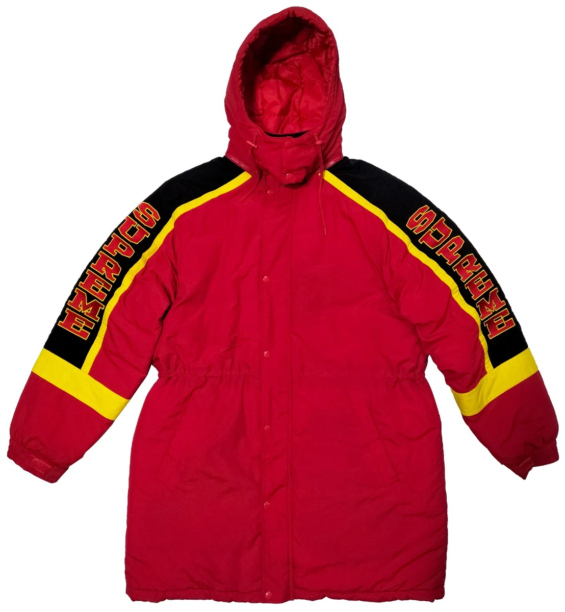 Supreme Jacket Men's Red Puffer Ski Mountain Jacket Size L