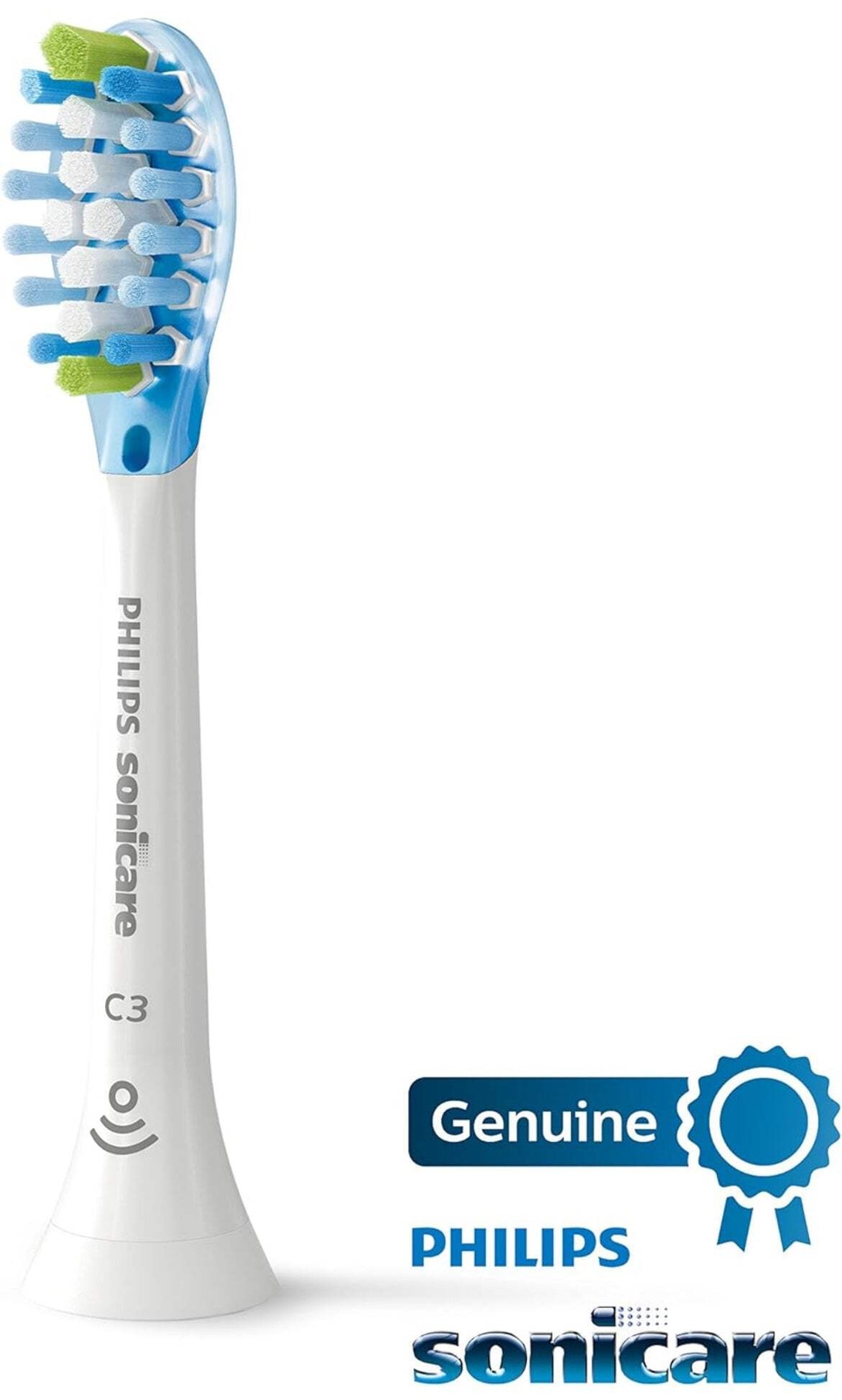 Philips Sonicare Genuine C3 Premium Plaque Control Toothbrush Heads, 4 Brush Hea