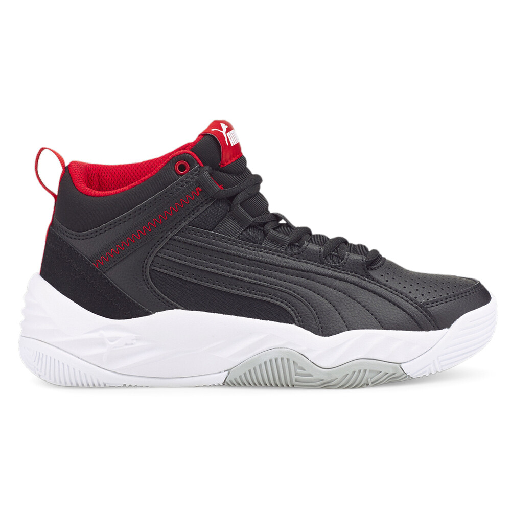 Puma Rebound Future Evo Молодежные кроссовки на шнуровке для мальчиков, черные кроссовки, повседневная обувь 385583-0