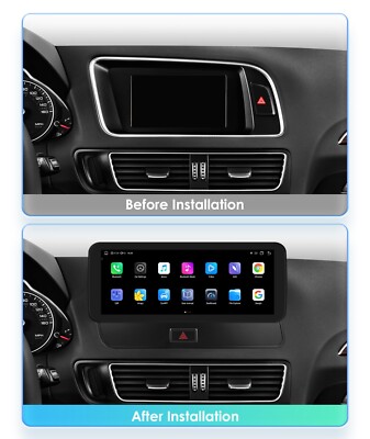 10.25''Android 13 CarPlay For Audi Q5 2009-2016 Car Multimedia GPS WiFi Radio FM