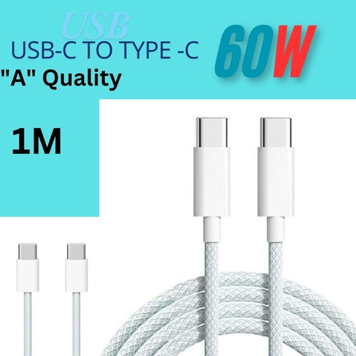 60W USB-C Type C Fast Charging Cable For Apple iphone 15/16/Plus,Pro,Max Wall 1M - Picture 5 of 14