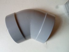 Hunter Half Round 112 MM  Standard Gutter Connector 135 DEGREE ANGLE Grey RG21