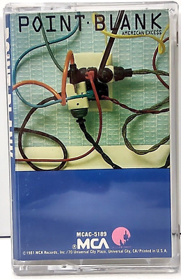 Point Blank MCA Records 1981 Cassette Tape