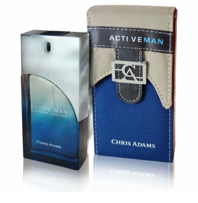 CHRIS ADAMS ACTIVE MAN EAU DE PARFUM FOR MEN LIMITED EDITION BEST GIFT - 100 ML