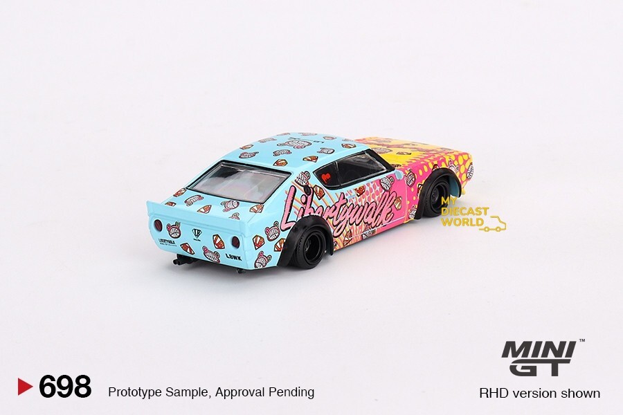 MINIGT 限定 LIBERTY WALK トレーラー ミニカー Mini GT 1:64 Nissan Skyline Kenmeri Liberty Walk LBWK KUMA
