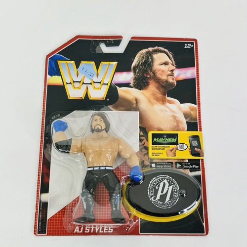 WWE Mattel Retro AJ Styles Series 3 Wrestling Figu...