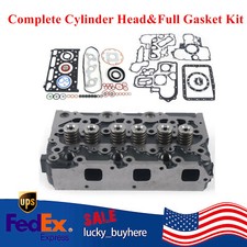 D1503 Complete Cylinder Head W/ Full Gasket Kit For Kubota Tractor Kx91-3 Engine