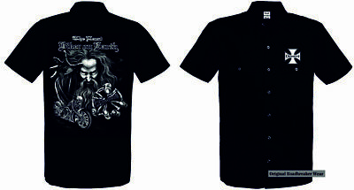 Worker Shirt 2 Farbtöne Biker Chopper V Twin  & Motorradmotiv Modell The Last