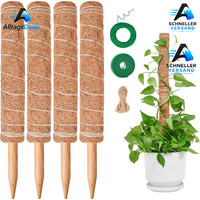 Moosstab 40CM 4 StüCk Kokos Pflanzenstab Rankhilfe FüR Monstera Kletterpflanzen