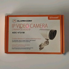 Alarm.com ADC-V721W Outdoor IP Camera  Open Box   Never Installed  EZInstall