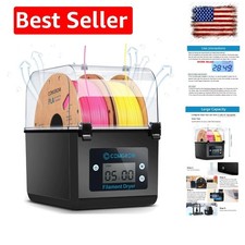 3D Printer Filament Dryer Box, 3D Filament Storages, Keeping Filaments Dry Du...
