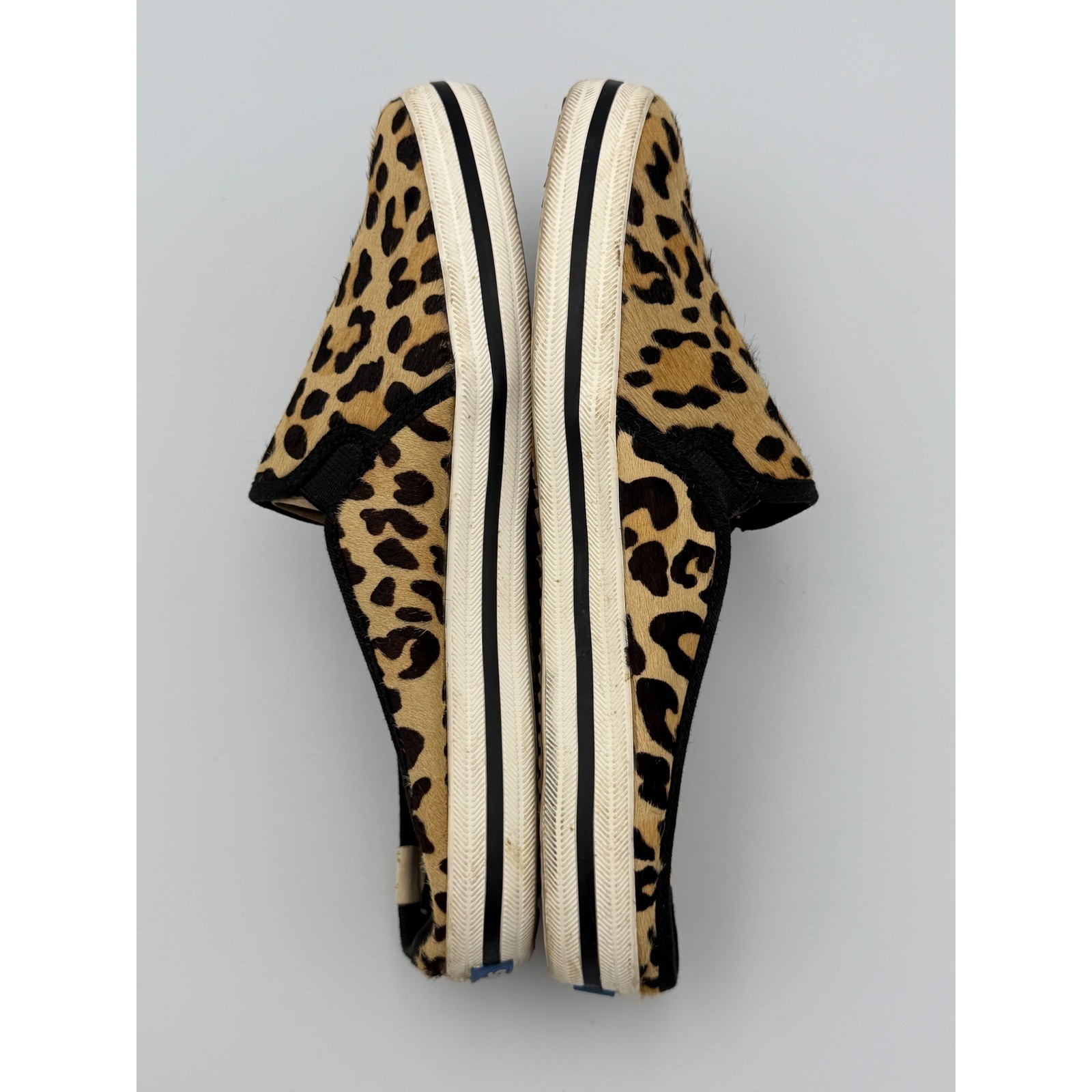 Keds x Kate Spade Leopard Haircalf Slip On Sneakers Women's 7.5 Y2K Preppy thumbnail 5