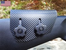 Adjustable Cheek Rest Riser .125" Premium Cheek Rest Carbon Fiber Coating