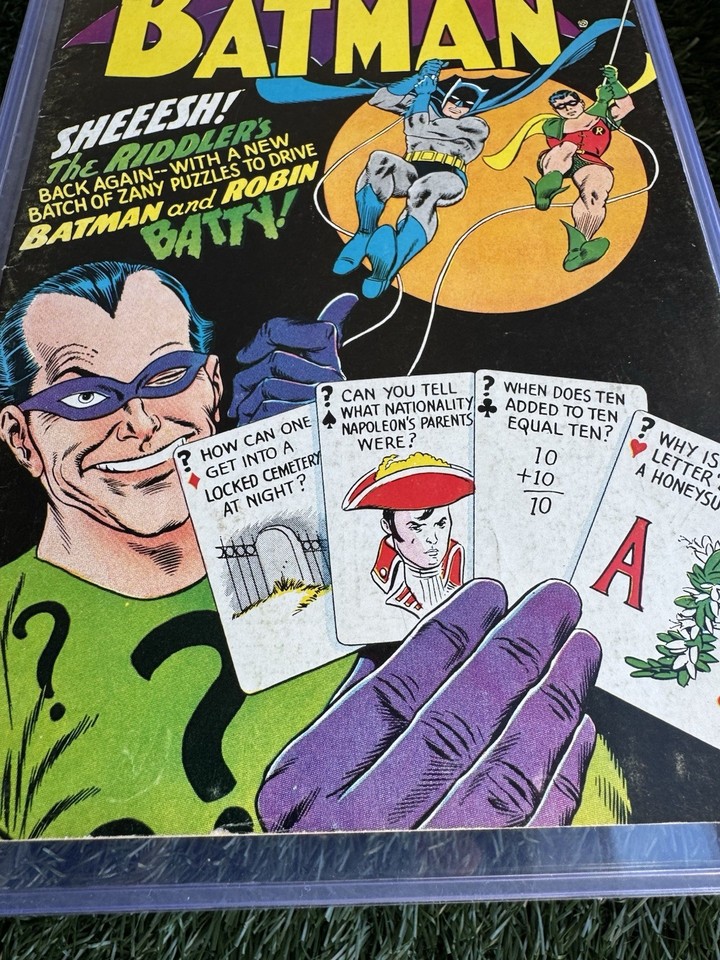 DC Comics Batman #179 1966 2nd Silver Age Appearance of the RIDDLER | eBay