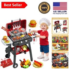 Engaging Kids BBQ Play Grill Set for Toddlers 3-5  Ideal for Birthdays  Holidays