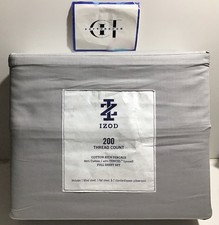 IZOD 200 Thread Count Percale Full Sheet Set Harbor Mist