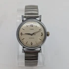 Vintage Timex Watch 34mm Manual Wind Runs Waterproof Dial Dustproof Caseback