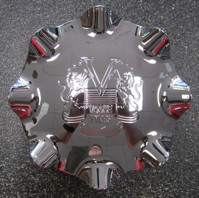 NEW Vogue Spider Large Chrome Center Caps 7.25'' 99-8029 AAI - One/1*