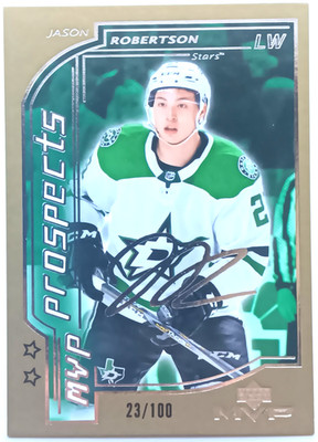 2020-21 UD MVP 20th Anniversary Second Star Jason Robertson /100 Stars Rookie RC