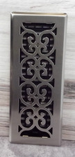 Decor Grates SPH412-NKL Floor Register vent 4x12" Brushed Nickel Finish B8