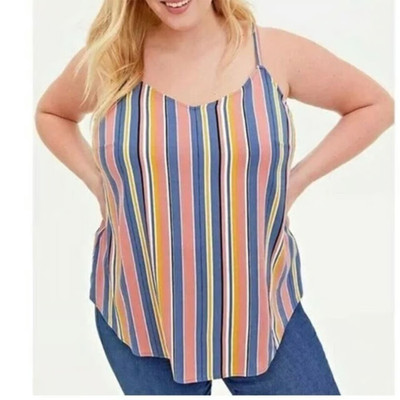 NWT TORRID  ESSENTIAL CAMI VINTAGE STRIPE  SIZE 1 ... WOW!!!