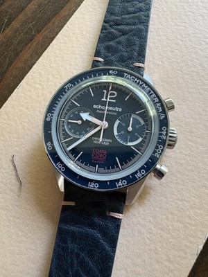 Echo/Neutra 1956 Cortina Chronograph Coppa D Oro Della Dolomiti, Blue Limited Ed